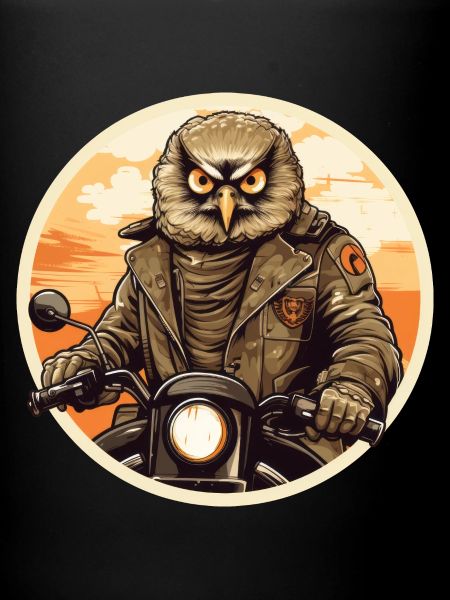 Motorcycle Owl