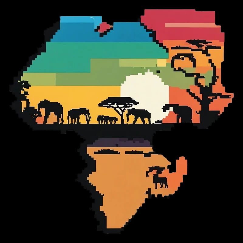 L’Afrique en pixels