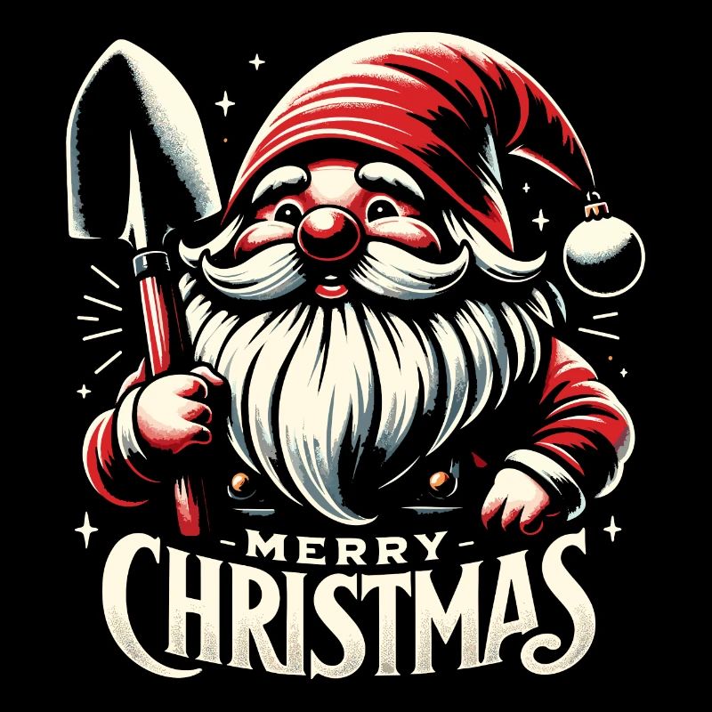 Gartenzwerg Weihnachten - Garten-Design