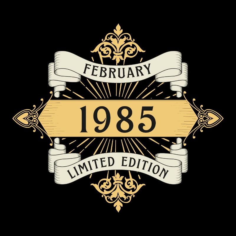Februar 1985 Geburtstag Limited Edition