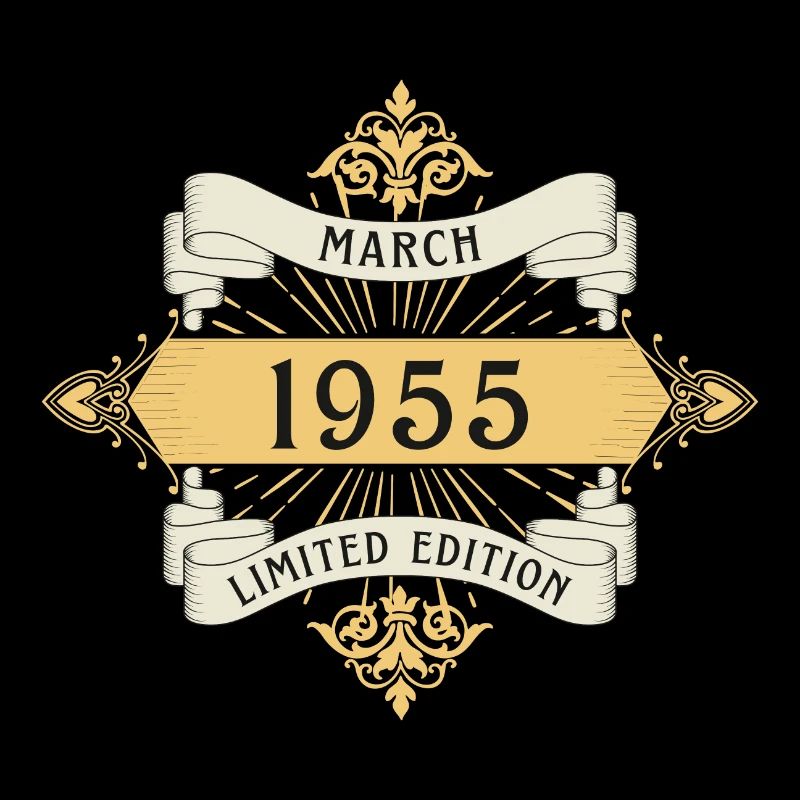 März 1955 Geburtstag Limited Edition