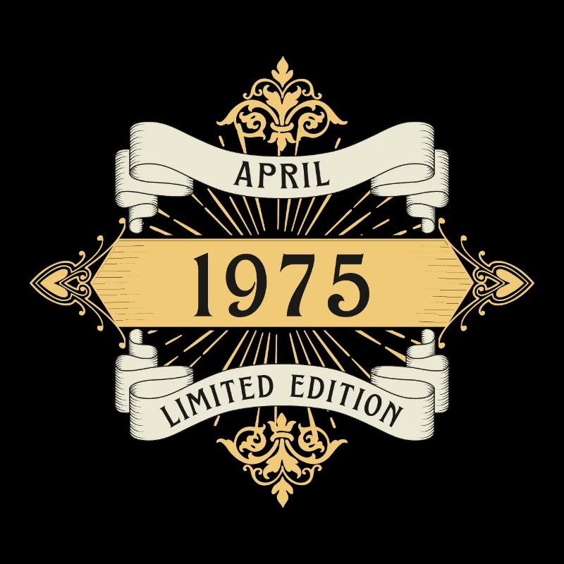 April 1975 Geburtstag Limited Edition