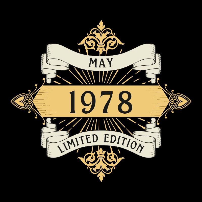 Mai 1978 Geburtstag Limited Edition