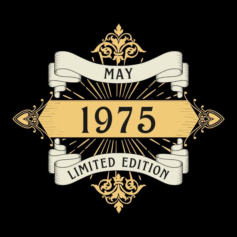 Mai 1975 Geburtstag Limited Edition