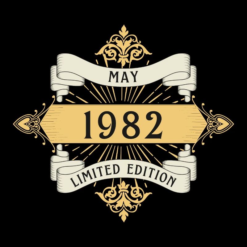 Mai 1982 Geburtstag Limited Edition