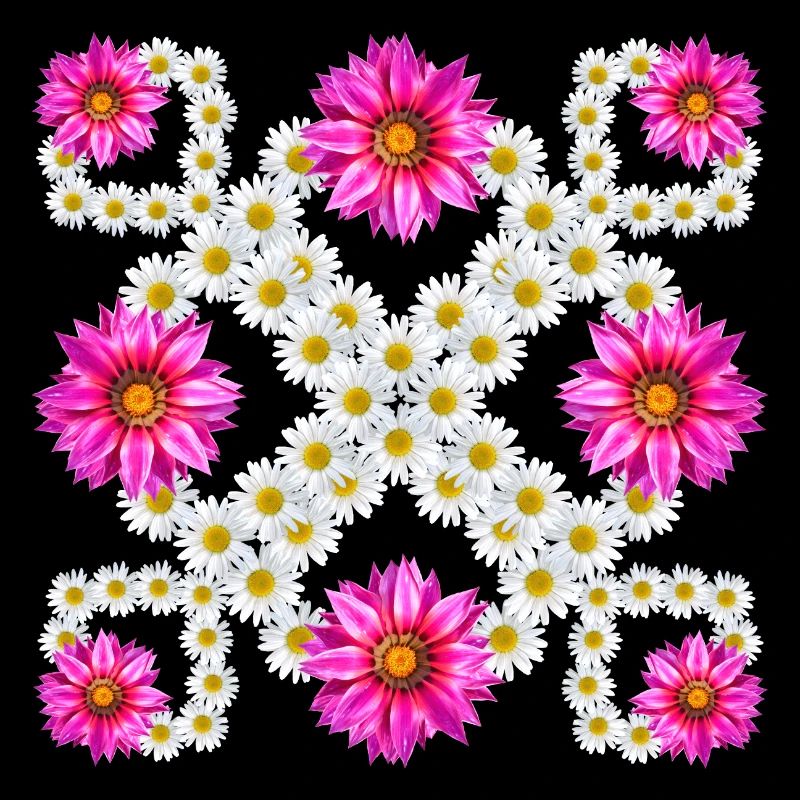 Gazanie Margerite Blüte Blumenmuster Gänseblümchen