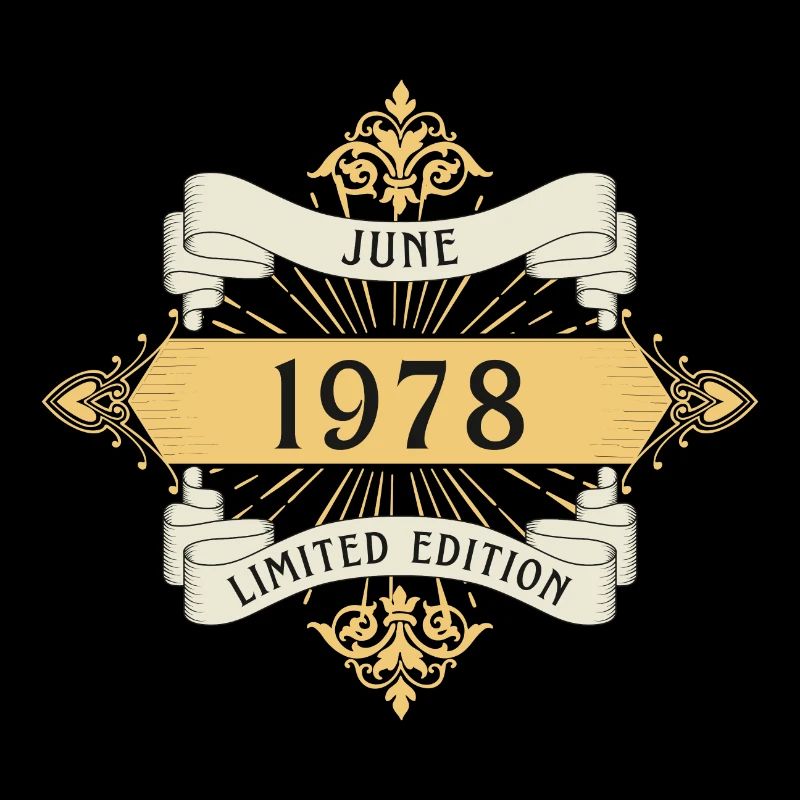 Juni 1978 Geburtstag Limited Edition