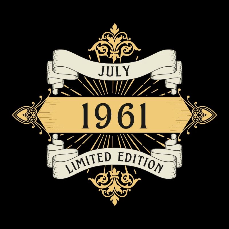 Juli 1961 Geburtstag Limited Edition