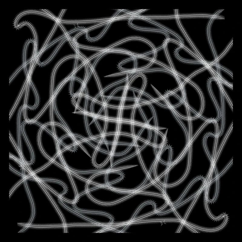 Design abstrait noir et blanc