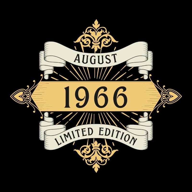 August 1966 Geburtstag Limited Edition