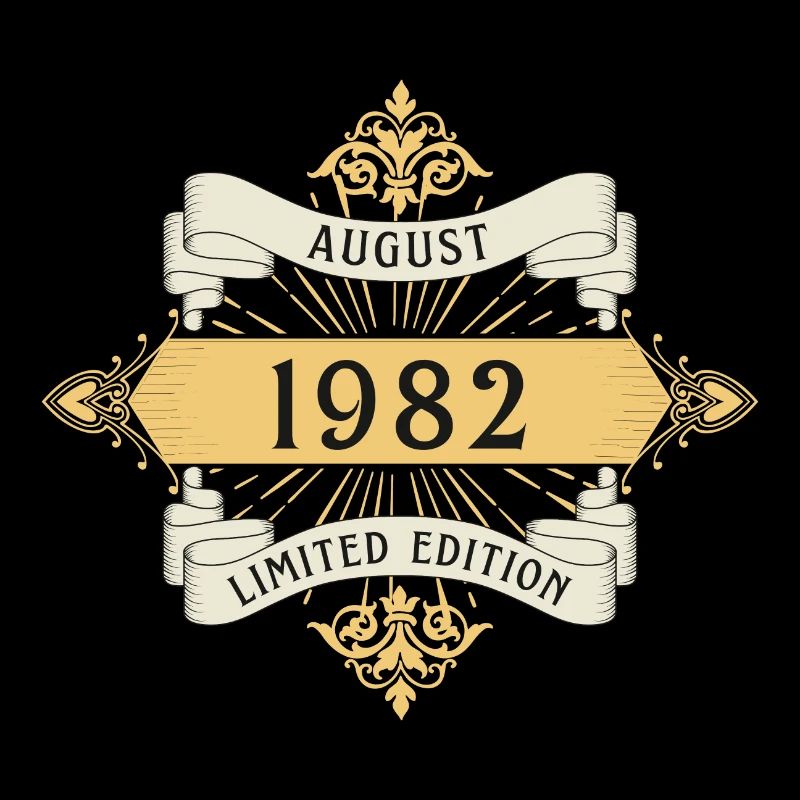 August 1982 Geburtstag Limited Edition