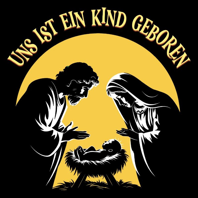 Christlicher Weihnachtspullover: Jesus ist geboren