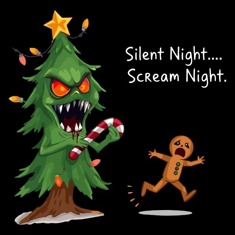 Scream Night - Conception de Noël d’horreur