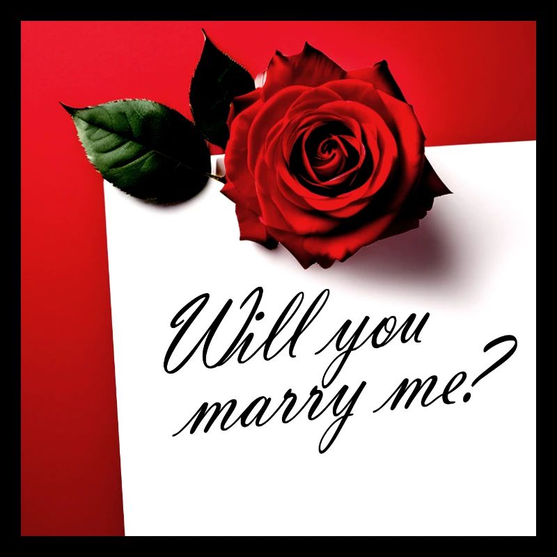 Will you marry me?