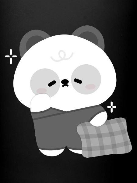 Panda endormi