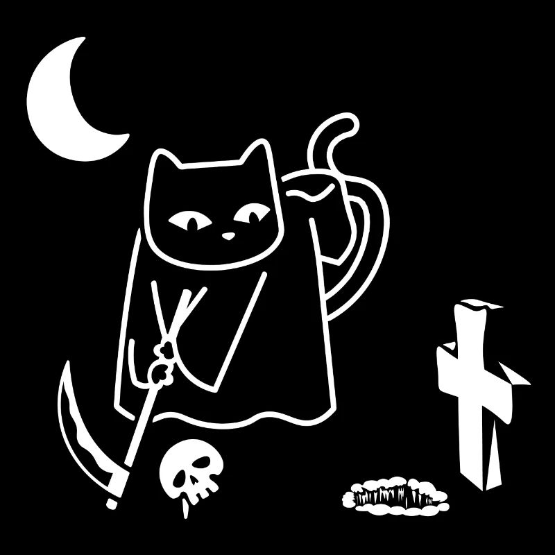 Chat effrayant au golf