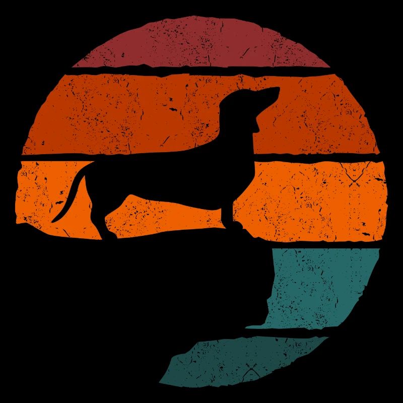 Vintage Dackel Geschenkidee