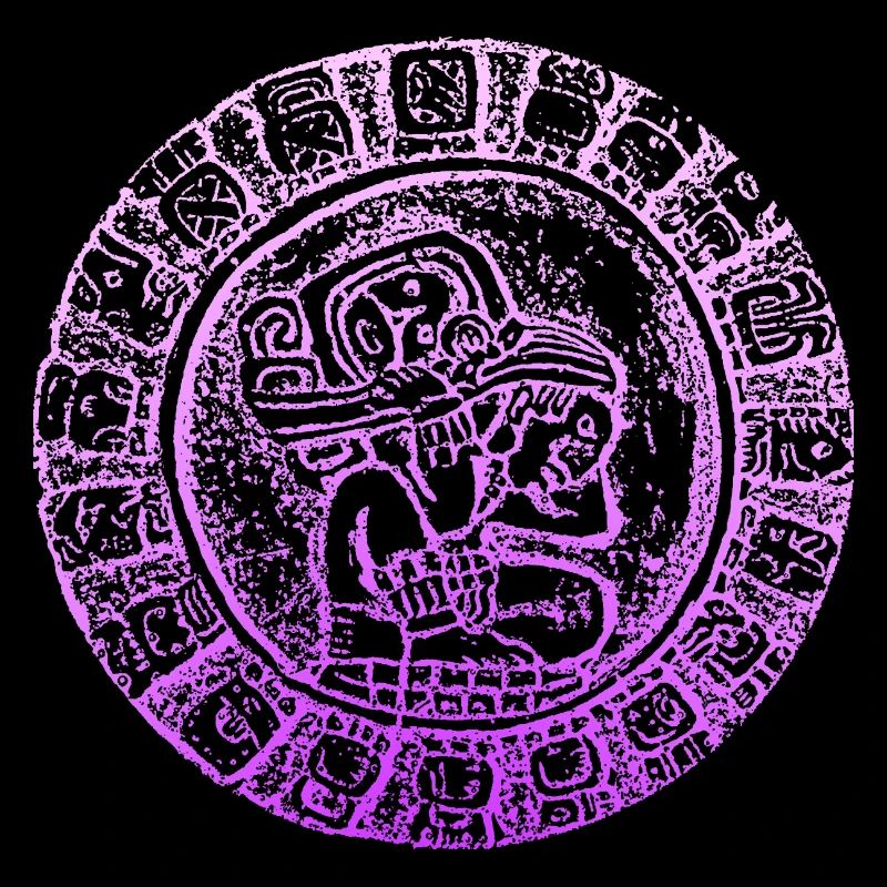 INKA Pyramide Maya Hieroglyphen