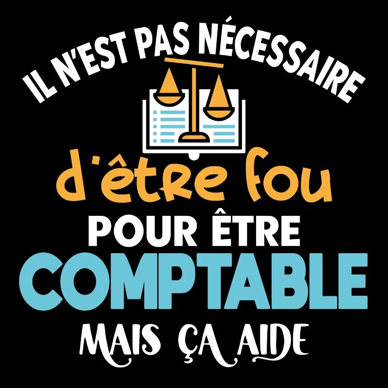 Comptable, idée cadeau métier, citations humour