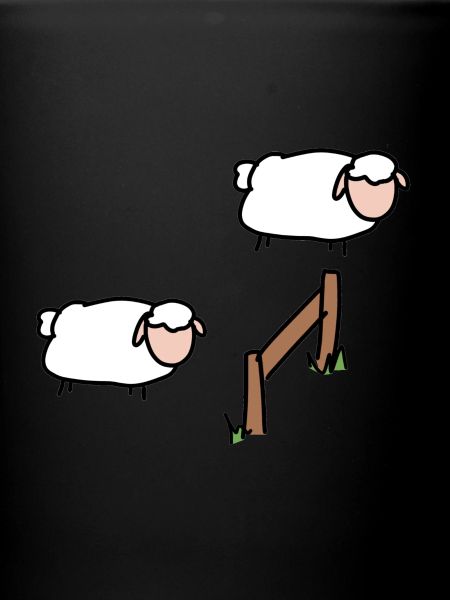 Sheep sleep