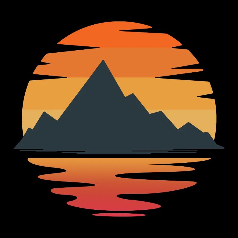 Montagne retro