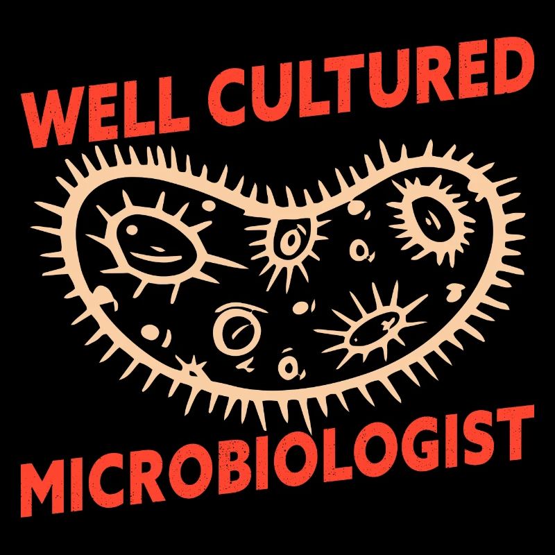 Well Cultured Microbiologist Funny Microbiology
