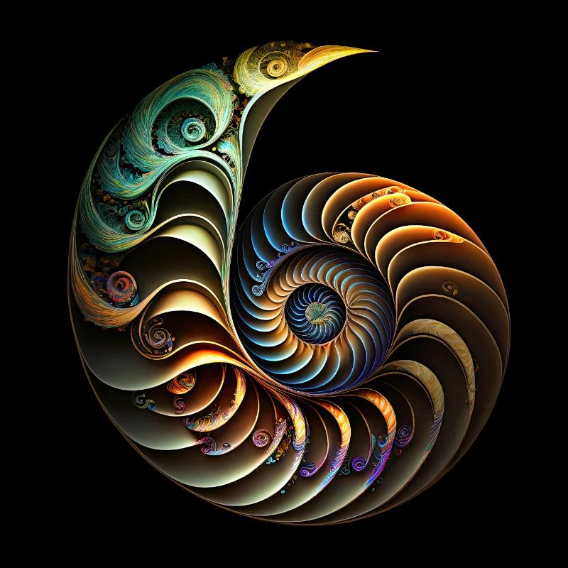 Fibonacci spiral