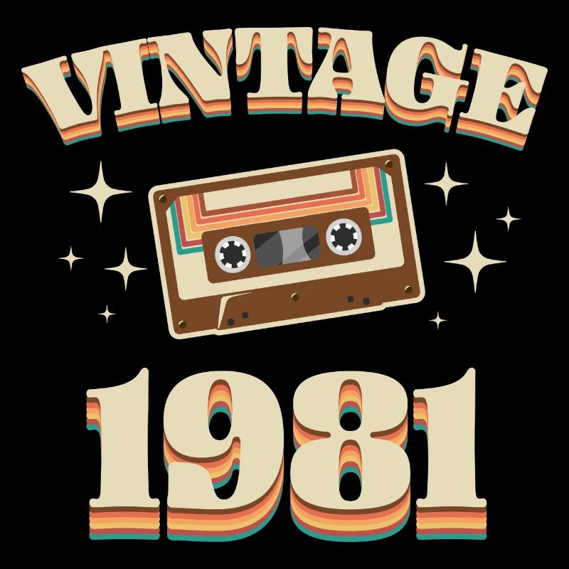 1981 born vintage vintage gift idea retro