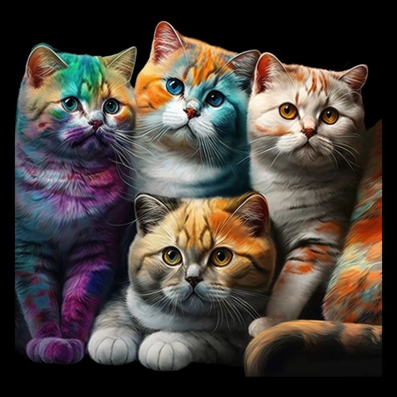 Drôles de chats Chat écossais