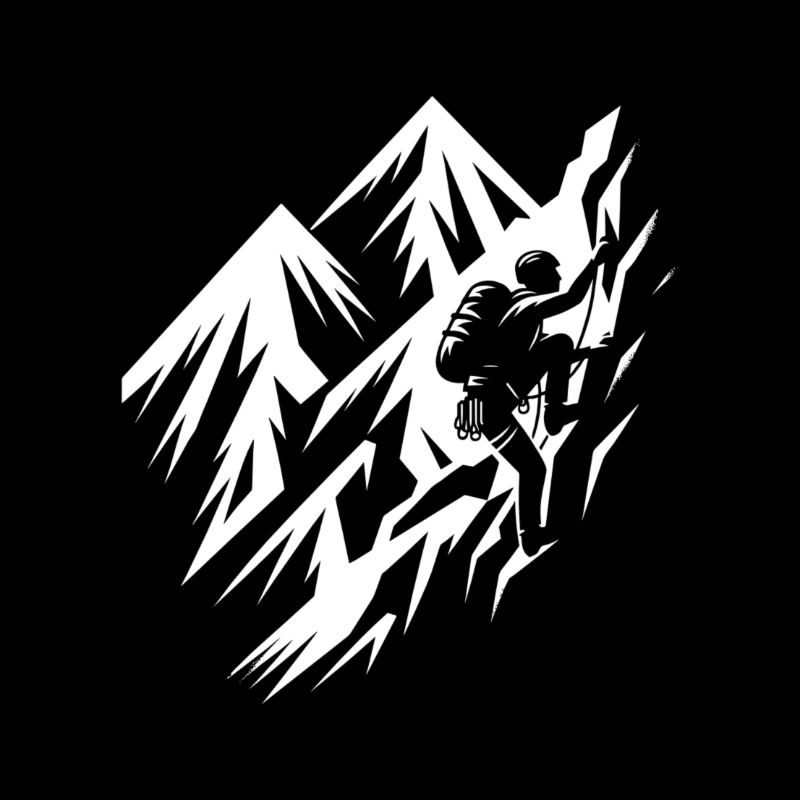 Grimpeurs sur la paroi rocheuse