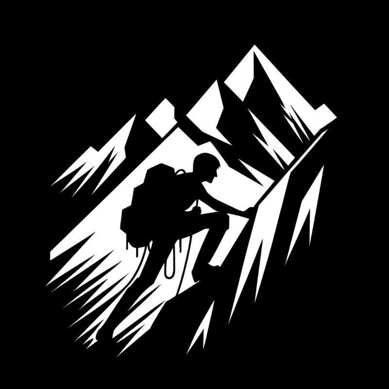 Besteigen des Berges
