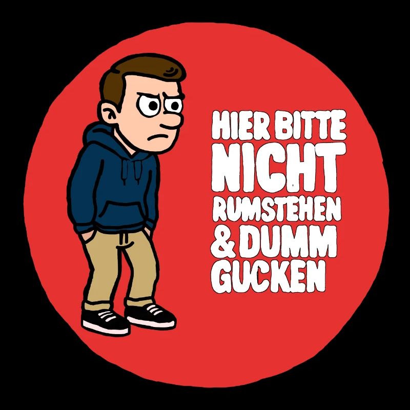 Autocollant anti-Glotzer