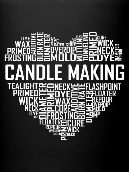 Candle Making Heart
