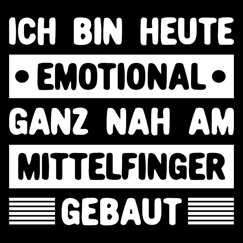 Ich bin emotional ganz nah am Mittelfinger gebaut