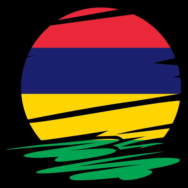 Mauritius sunset flag