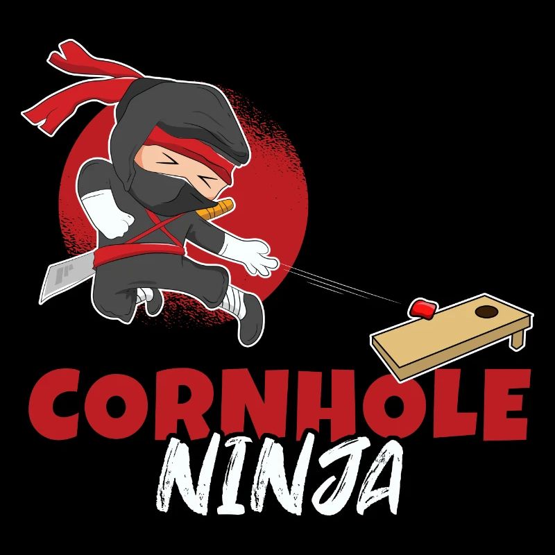 Cornhole Ninja Boy Cornhole