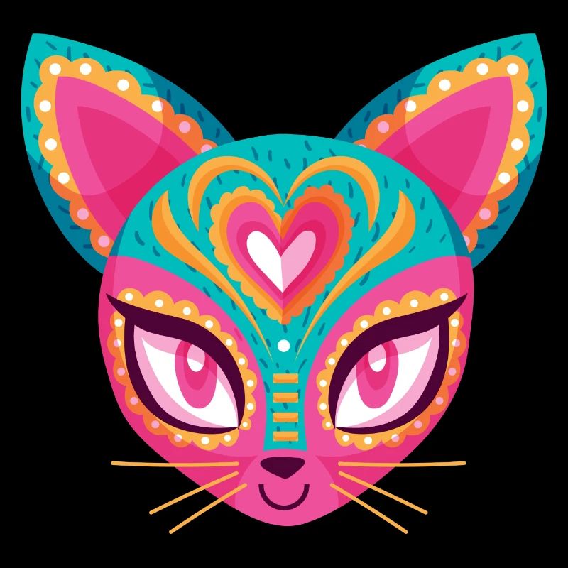 Chat couleurs