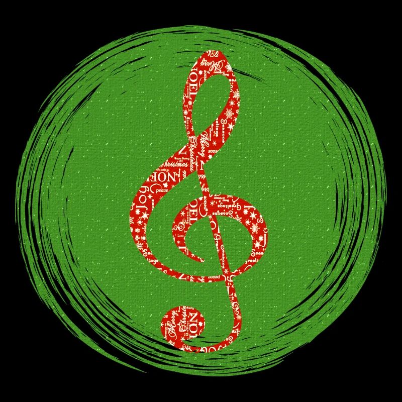 Joyeux Noël Mélodie festive verte