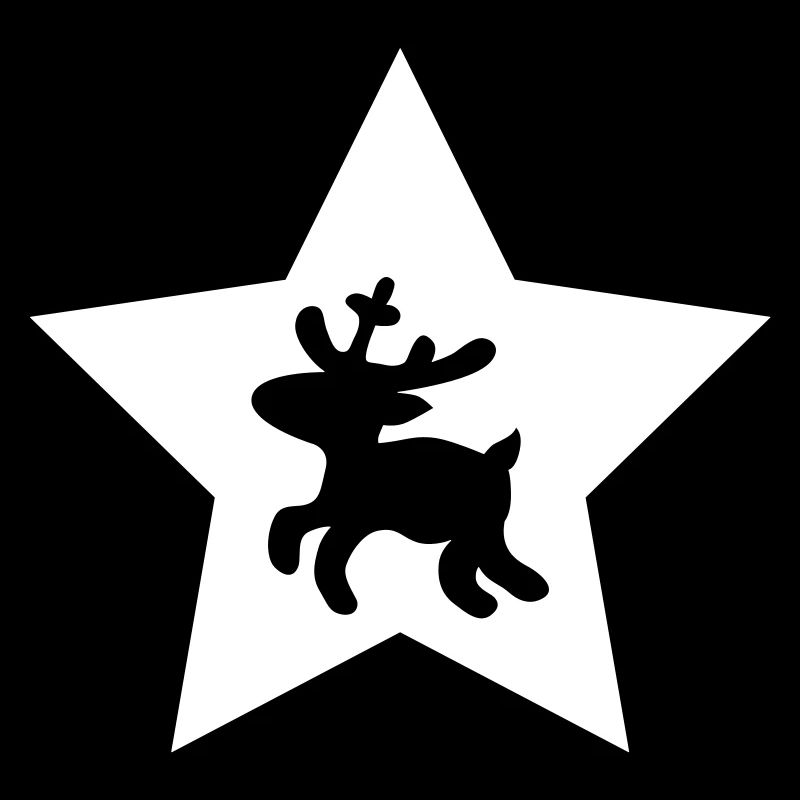 Cute Reindeer Star