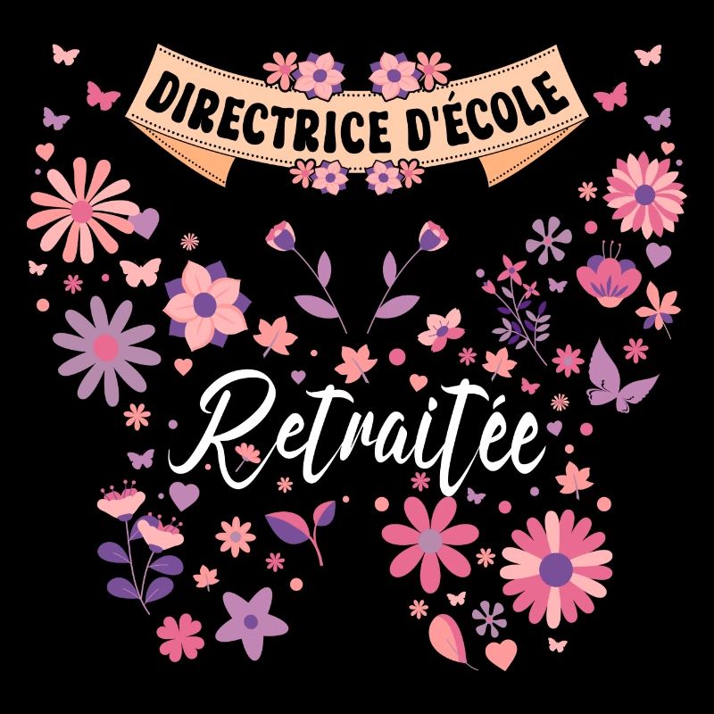 Papillon Directrice École Retraite
