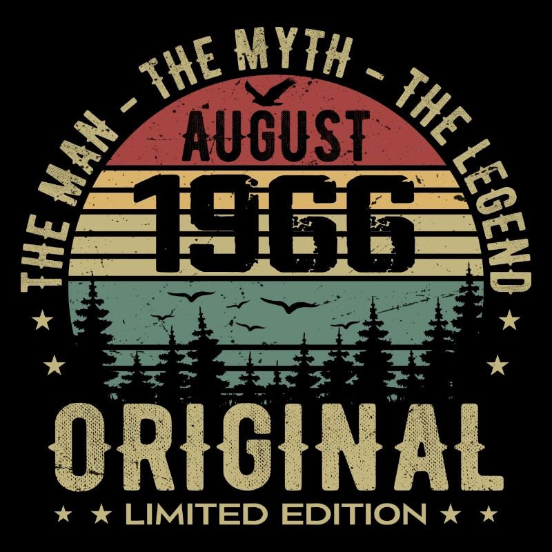 Legend Since Aug 1966 Birthday Gift 1966