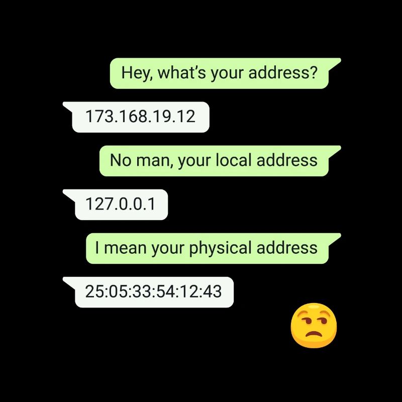 Computer Nerd Geek Chat IP Adresse witzig Geschenk