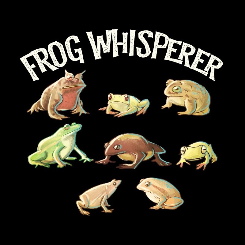 Frosch-Flüsterer, Tierfreund-Geschenk, lustiges Shirt,