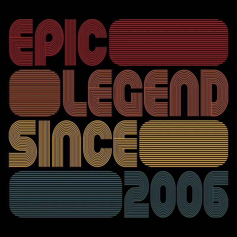 Epic Legend Since 2006 Geschenk Zum 15. Geburtstag