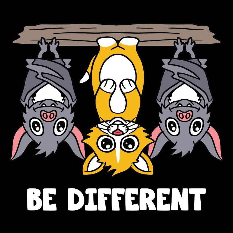 Be Different Cats Bats Cat Bat
