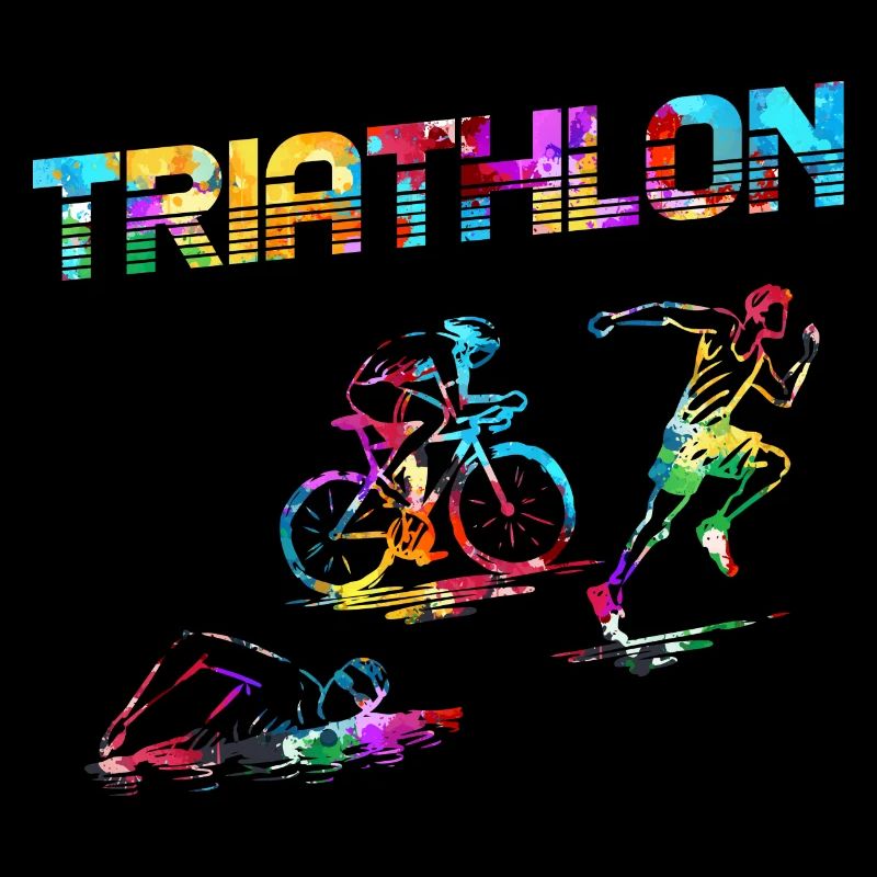 Triathlon Natation Cyclisme Course Sportif