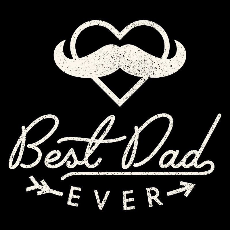 Vatertag, Spruch, Best-Dad-Ever, Vintage-Stil