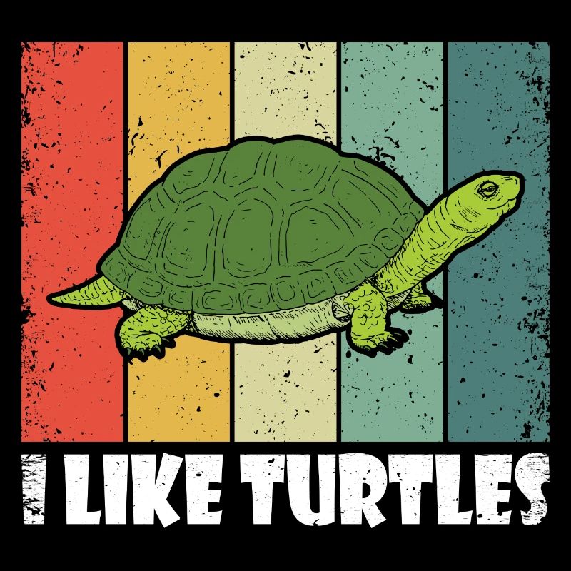 Vintage I Like Turtles | Turtle Lovers