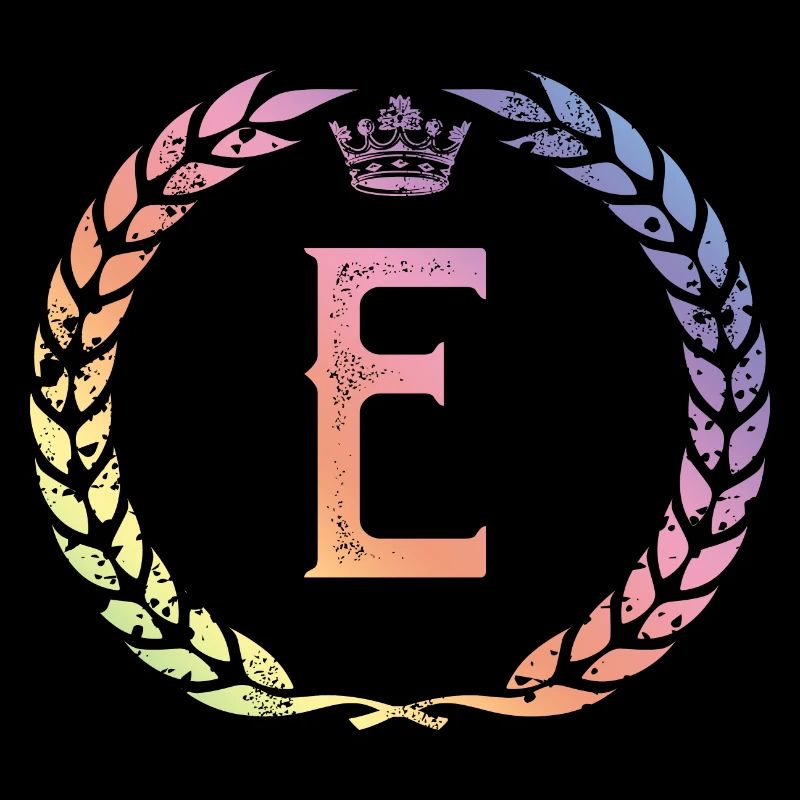 Couronne de lettres E