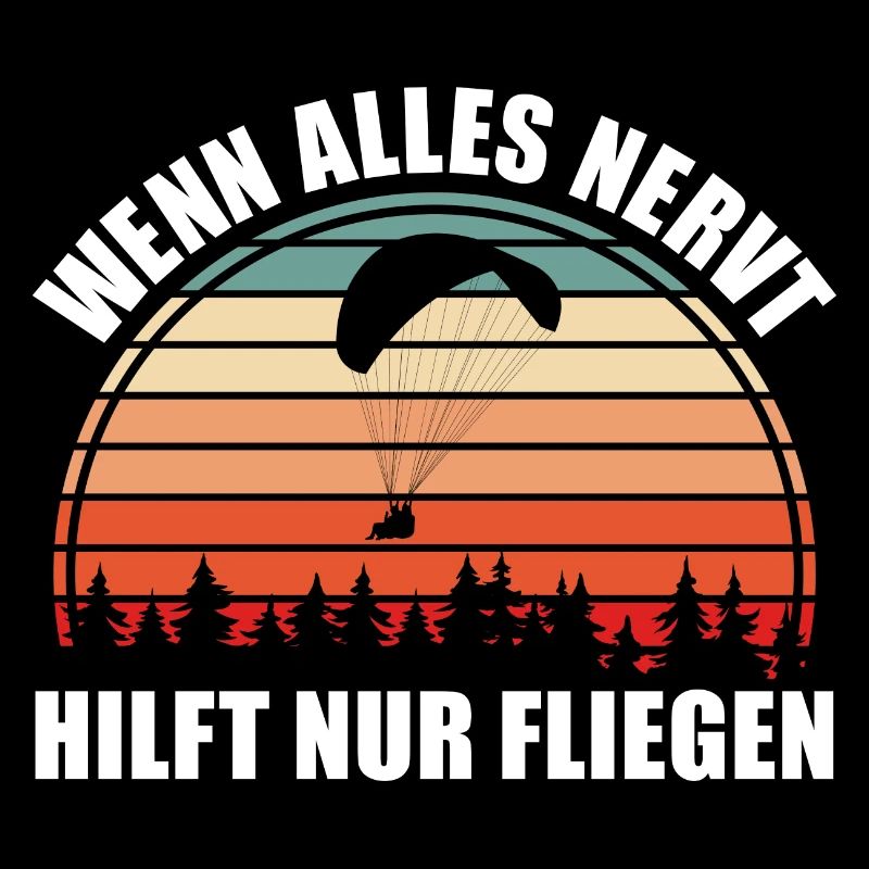Paragleiter Gleitschirm Humor Gleitschirmflieger